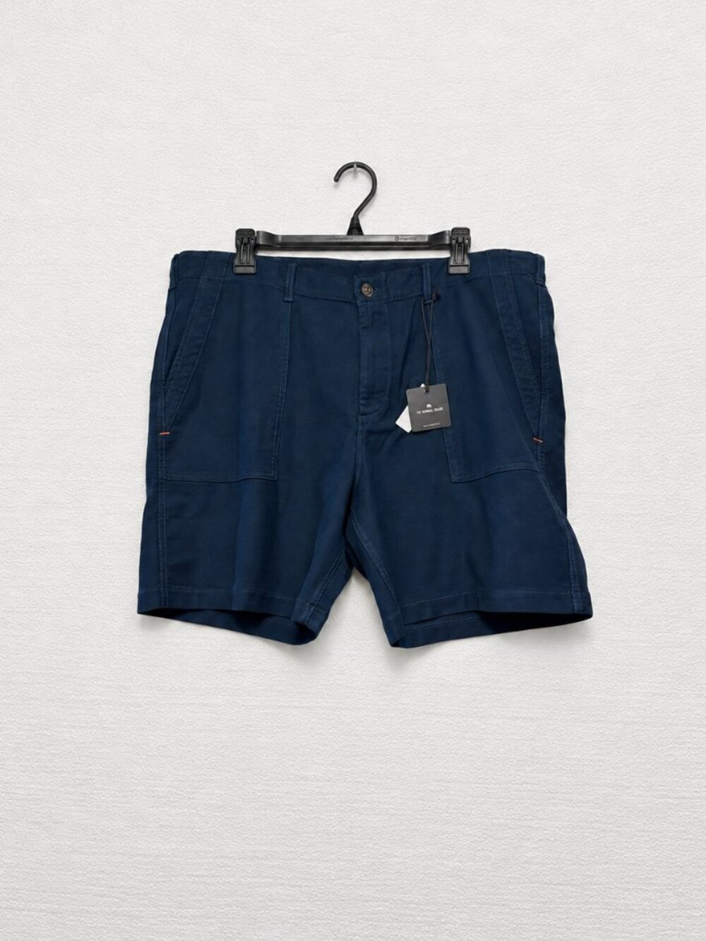 The Normal Brand Comfort Utility Terry Shorts Men's Size 40 Navy NEW